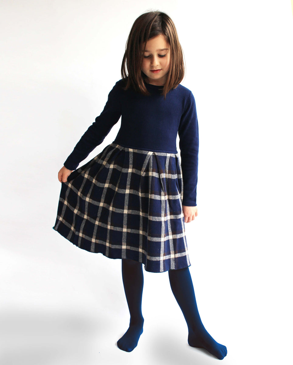 Girls tartan outlet dress next